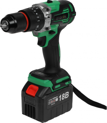 Дрель-шуруповерт Zitrek Green Impact 18V 1800Вт аккум. патрон:быстрозажимной (кейс в комплекте) (063-4046)