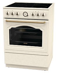 Плита Электрическая Gorenje GECS6B70CLI бежевый стеклокерамика (без крышки)