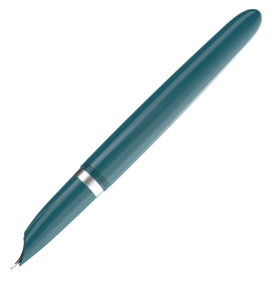 Ручка перьев. Parker 51 Core (2123506) Teal Blue CT F сталь нержавеющая подар.кор.