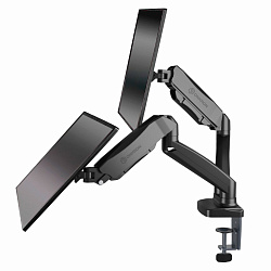 Кронштейн для мониторов Onkron G160 черный 13"-32" макс.16кг настольный поворот и наклон верт.перемещ.