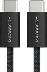 Кабель Magssory CBL002 USB Type-C (m)-USB Type-C (m) 1.5м черный коробка