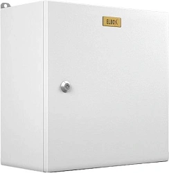 Шкаф электротехнический Elbox EMW-500.500.250-1-IP66 одноствор. настенный 500мм 500мм 250мм IP66 IK10 несъемн.бок.пан. 100кг серый металл