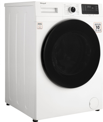 Стиральная машина Weissgauff WM 61210 DC Inverter Steam класс: A+++ загр.фронтальная макс.:10.5кг белый инвертер