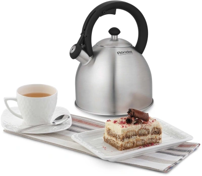 Чайник металлический Rondell Cassia RDS-1886 3.0л. стальной