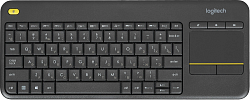 Клавиатура Logitech K400 Plus черный USB беспроводная Multimedia (920-007173)