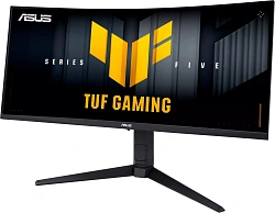 Монитор Asus 34" VG34WQL5A черный VA LED 21:9 HDMI M/M матовая HAS Piv 4000:1 400cd 178гр/178гр 3440x1440 200Hz FreeSync Premium DP 4K USB 8.7кг