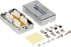 Соединитель Lanmaster LAN-CNB-STP6A белый