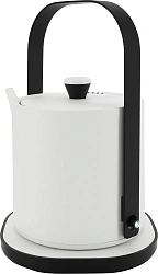 Чайник электрический Rondell RDE-WK818 0.6л. 800Вт белый/черный корпус: металл