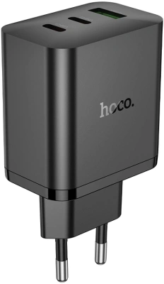Сетевое зар./устр. Hoco Scenery PD65W 65W 3A (PD) USB/2xUSB Type-C универсальное черный (41098)