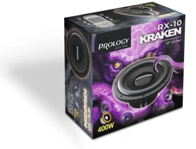 Сабвуфер автомобильный Prology RX-10" KRAKEN 200Вт пассивный (25см/10")