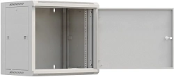 Шкаф коммутационный NTSS Премиум (NTSS-W12U6060FD) настенный 12U 570x600мм пер.дв.металл 60кг серый 500мм 27кг 220град. 635мм IP20 сталь