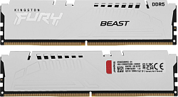 Память DDR5 2x32GB 6000MHz Kingston KF560C30BWK2-64 Fury Beast RTL Gaming PC5-48000 CL30 DIMM 288-pin 1.4В kit single rank с радиатором Ret