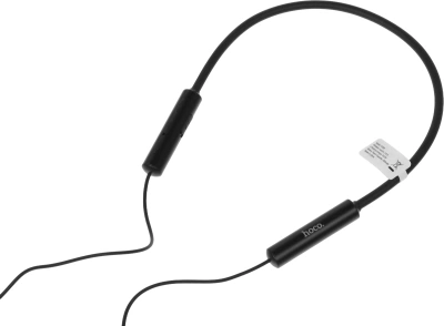 Гарнитура внутриканальные Hoco ES69 черный беспроводные bluetooth шейный обод