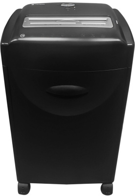 Шредер Heleos УМ42-4 черный (секр.P-4) фрагменты 19лист. 42лтр. скрепки скобы пл.карты CD