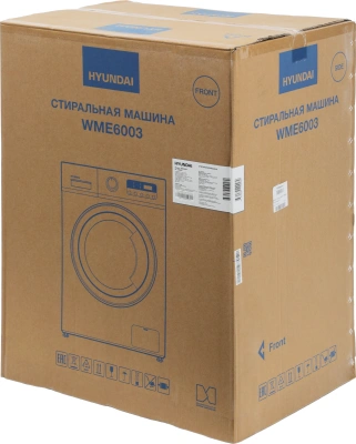 Стиральная машина Hyundai WME6003 класс: A++ загр.фронтальная макс.:6кг белый инвертер