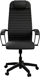 Кресло Метта ErgoLife Set 27 черный ткань/эко.кожа с подголов. крестов. пластик пластик черный