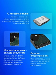 Жесткий диск Toshiba SATA-III 16Tb MG08ACA16TE Server Enterprise Capacity (7200rpm) 512Mb 3.5"