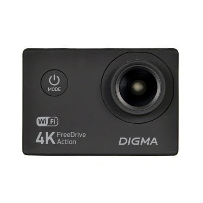 Видеорегистратор Digma FreeDrive Action 4K WiFi черный 8Mpix 2160x3840 2160p 150гр. Allwinner V3