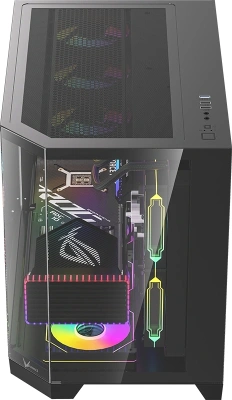 Корпус Formula Crystal Z6M Floe черный без БП mATX 4x120mm 2xUSB3.0 audio bott PSU