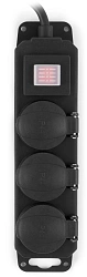 Сетевой фильтр Buro 300MDP-3-B 3м (3 розетки) черный (коробка)