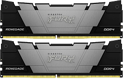 Память DDR4 2x32GB 3200MHz Kingston KF432C16RB2K2/64 Fury Renegade Black RTL Gaming PC4-25600 CL16 DIMM 288-pin 1.35В dual rank с радиатором Ret