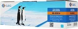 Картридж лазерный G&G GG-CE321A голубой (1300стр.) для HP LJ Pro CP1525n/CP1525nw/CM1415fn MFP/CM1415fnw MFP