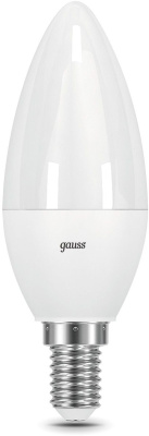 Лампа светодиодная Gauss 103101307-D 7Вт цок.:E14 свеча 150B 6500K св.свеч.бел.хол. (упак.:1шт)