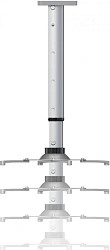 Кронштейн для проектора Cactus CS-VM-PR05L-AL серебристый макс.10кг потолочный поворот и наклон