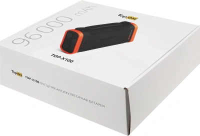 Электростанция портативная TopON TOP-X100 96000mAh 3A QC3.0 3xUSB черный/оранжевый (чехол в комплекте) (102705)
