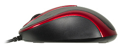 Мышь A4Tech V-Track Padless N-360 красный/черный оптическая 1200dpi USB 3but (N-360-2)