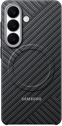 Чехол (клип-кейс) Samsung для Samsung Galaxy S26 Carbon Magnet Case with MagSafe серый (EF-KS942SSEGRU)