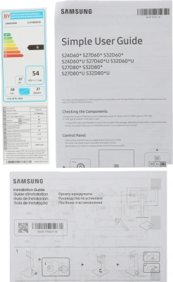 Монитор Samsung 27" ViewFinity S8 S27D800EAIXCI черный IPS LED 5ms 16:9 HDMI матовая HAS Piv 1000:1 350cd 178гр/178гр 3840x2160 60Hz DP 4K USB 6.1кг