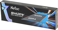 Память DDR4 16GB 3200MHz Netac NTSDD4P32SP-16B Shadow RTL Gaming PC4-25600 CL16 DIMM 288-pin 1.35В с радиатором Ret