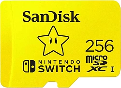 Флеш карта microSDXC 256GB Sandisk SDSQXAO-256G-GN3ZN Nintendo Switch w/o adapter