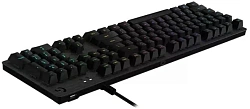 Клавиатура Logitech G512 Carbon Red Linear механическая черный USB Multimedia for gamer LED (920-009374)