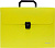 Портфель Silwerhof 322715-02 1 отдел. A4 пластик желтый неон