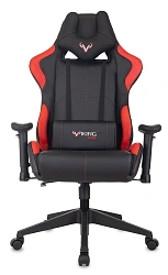 Кресло игровое Zombie VIKING 5 AERO черный/красный экокожа с подголов. крестов. пластик