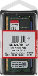 Память DDR5 32GB 5600MHz Kingston KCP556SD8-32 RTL PC5-44800 CL46 SO-DIMM 262-pin 1.1В dual rank Ret