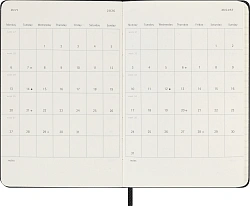 Еженедельник Moleskine CLASSIC WKLY Pocket 90x140мм 144стр. черный