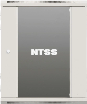 Шкаф коммутационный NTSS Премиум (NTSS-W15U6045GS-2) настенный 15U 600x450мм пер.дв.стекл 60кг серый 365мм 27кг 220град. 770мм IP20 сталь