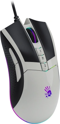 Мышь A4Tech Bloody W90 Max белый/черный оптическая 10000dpi USB 10but (W90 MAX PANDA)