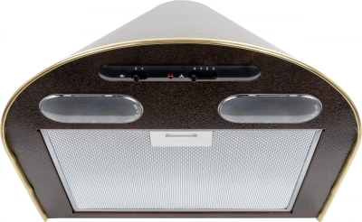 Вытяжка каминная Elikor Эпсилон 50П-430-П3Л медный антик/золотистый управление: ползунковое (1 мотор)