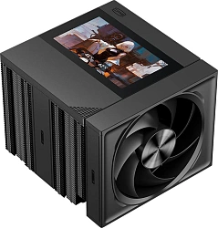 Устройство охлаждения(кулер) PcCooler RZ820 Display BK нет подсветки Soc-AM5/AM4/1200/1700/1851 черный 4-pin 15-27.1dB Al+Cu LCD 300W 1860gr Ret (RZ820-BKNWNY-GL)