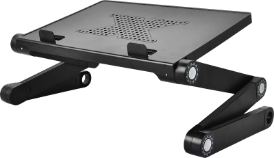 Стол для ноутбука Cactus CS-LS-T8-C черный 26x38см