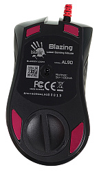 Мышь A4Tech Bloody AL90 Blazing черный лазерная 12000dpi USB3.0 8but (AL90 ACTIVATED)