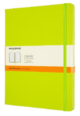 Блокнот Moleskine CLASSIC QP090C2 XLarge 190х250мм 192стр. линейка твердая обложка лайм