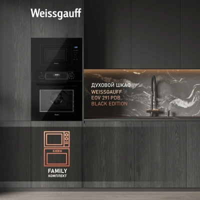 Микроволновая печь Weissgauff HMT-206 Compact 20л. 700Вт черный (встраиваемая)