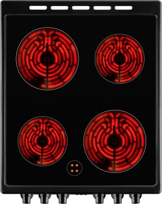 Плита Электрическая Weissgauff WES 2V16 BE черный