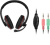 Наушники с микрофоном Оклик HS-L390G DRAGON черный/красный 1.8м мониторные оголовье (1100413)