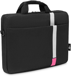 Сумка для ноутбука 15.6" PC Pet HQ Classic черный/красный полиэстер (PCP-1001RD)